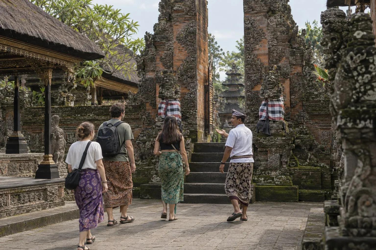 Pura Taman Saraswati Lotus Pond Water Temple