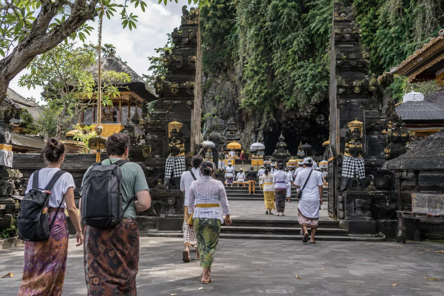 Pura Goa Lawah Sacred Coastal Bat Cave Temple