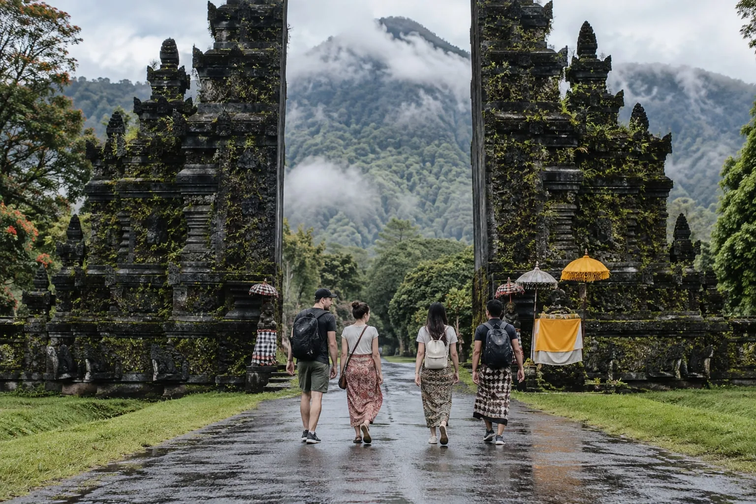 Handara Candi Bentar Mountain Entrance Gate
