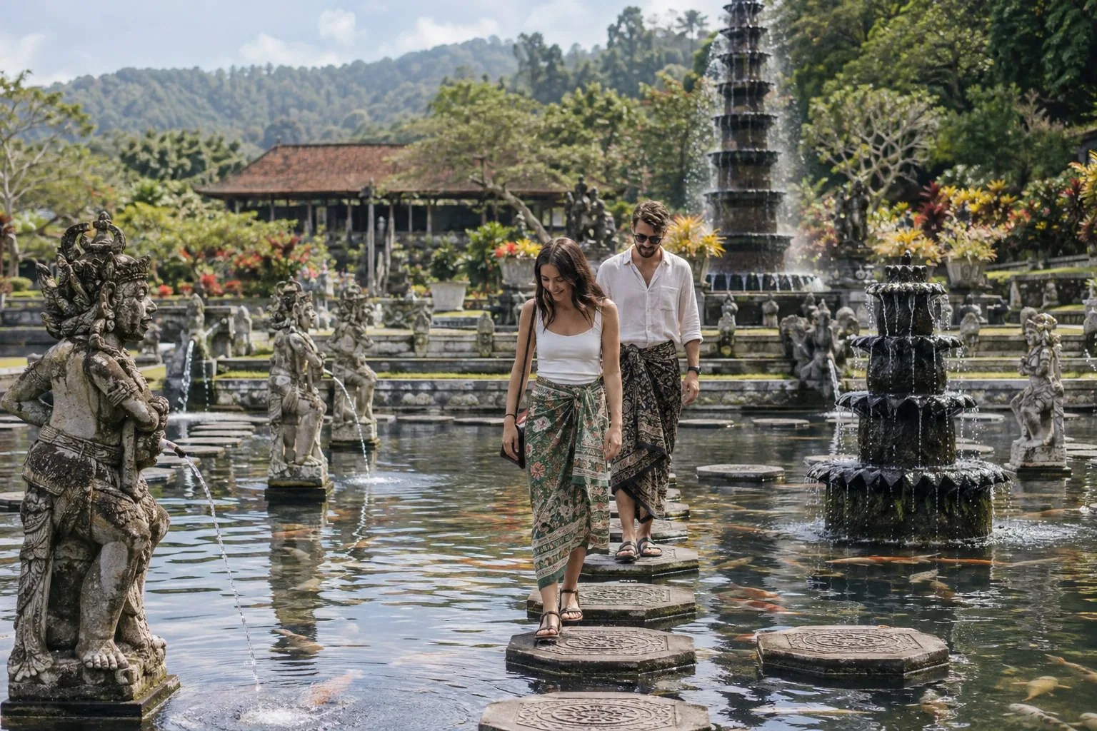 Tirta Gangga Royal Water Palace Stepping Stones