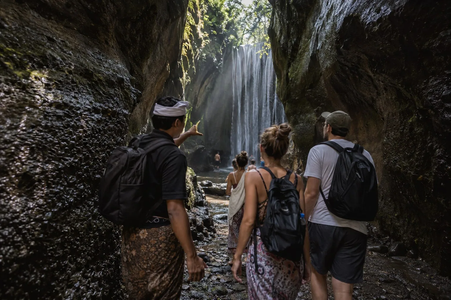 Tukad Cepung Hidden Canyon Cave Waterfall